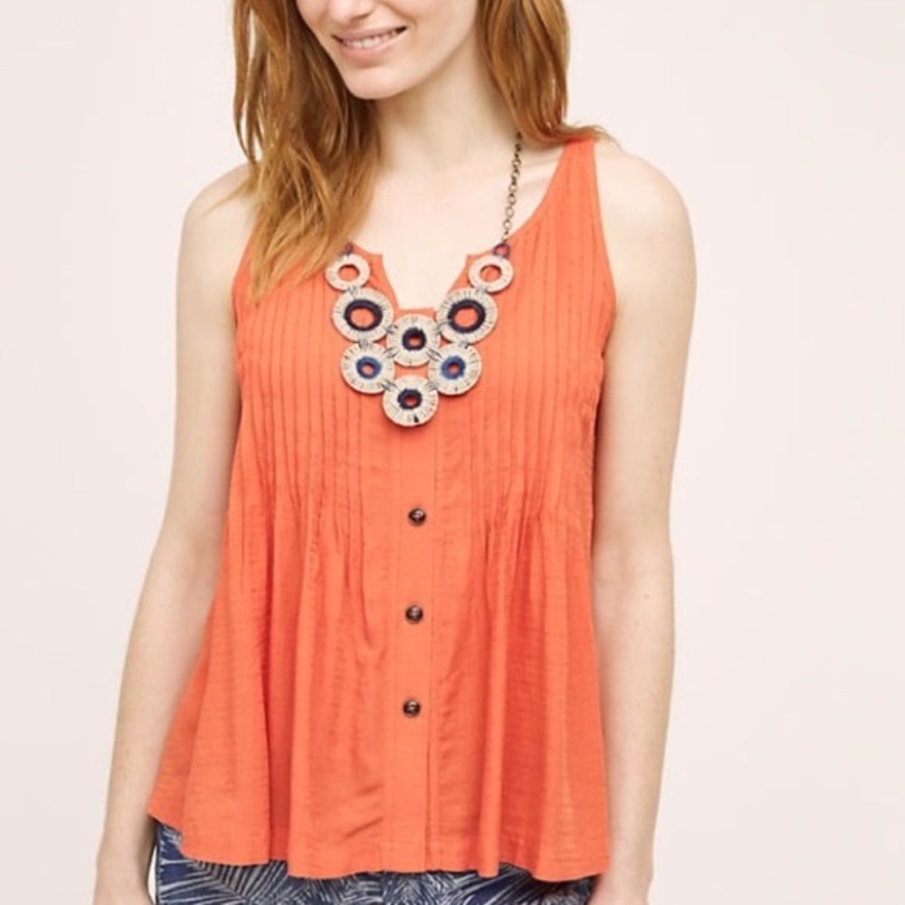 - Anthropologie | Maeve Saona Swing Tank Top Size 14